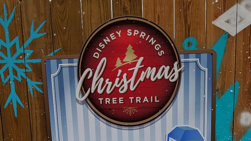 Disney Springs Christmas Tree Trail Featuring Santa: Review with Tips
