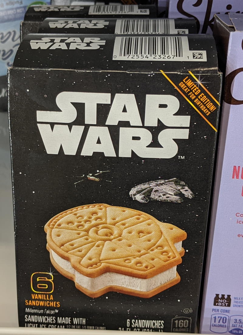 Disney Millenium Falcon Ice Cream Sandwich