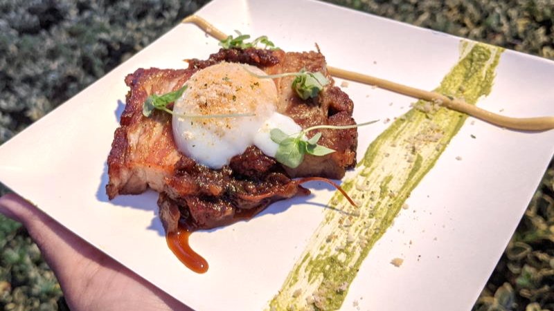 Epcot 2020 International Festival of the Arts Deconstructed BLT Deconstructed Dish