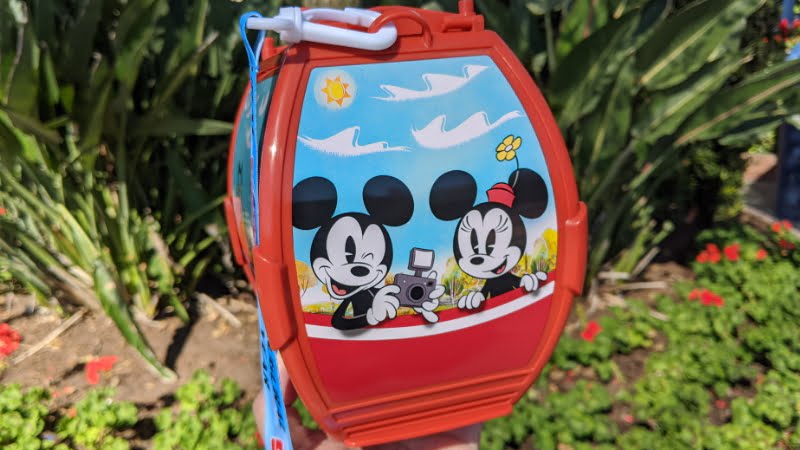 The Skyliner popcorn bucket at Walt Disney World Resort Epcot side