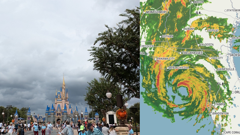 Going to Disney World During Hurricane Helene