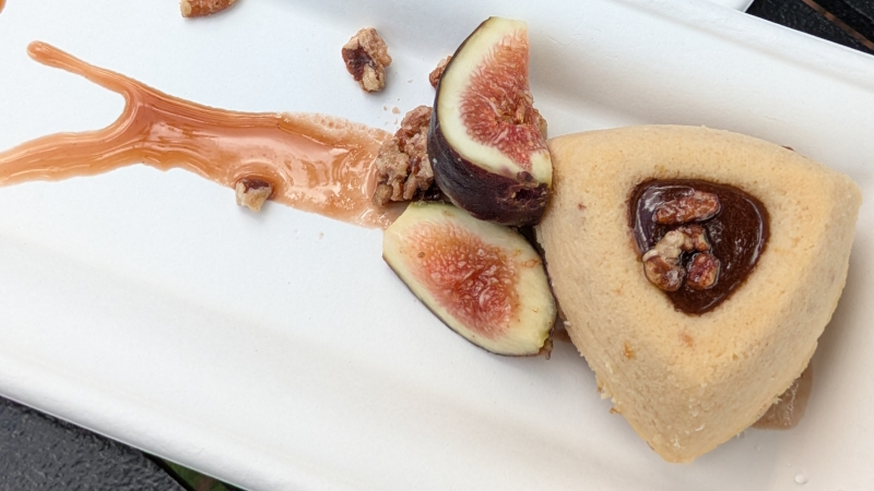 Cheesecake and Frangipane at Epcot’s Food and Wine Festival
